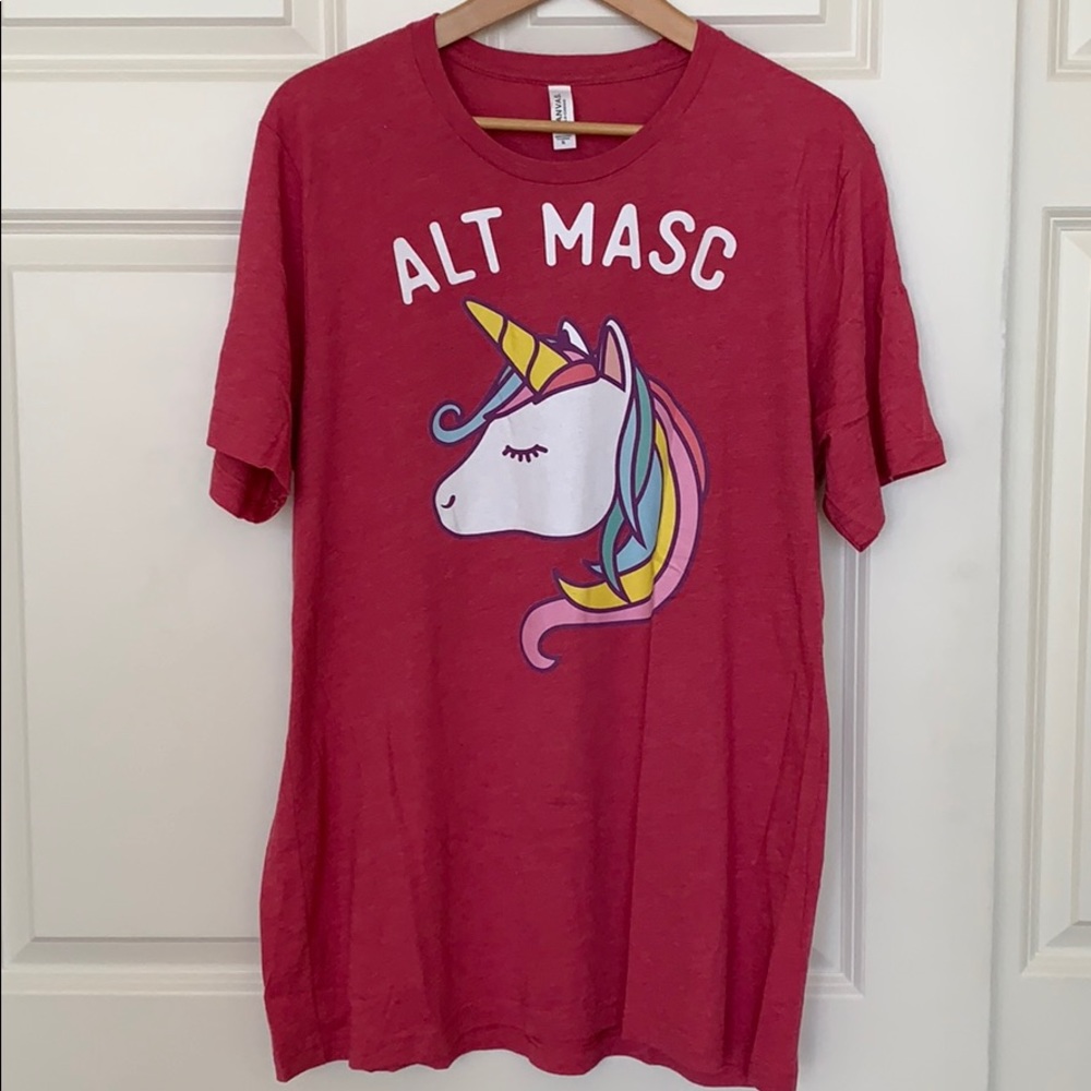 XL men’s Swish Embassy T-shirt ‘Alt Masc’ Unicorn